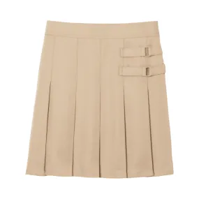 2-Tab Pleated Scooter - Khaki