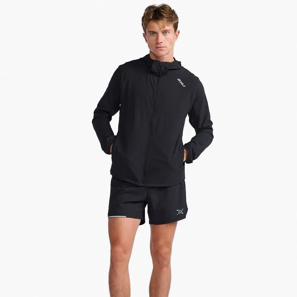 2XU Aero Jacket - Black/Silver Reflective