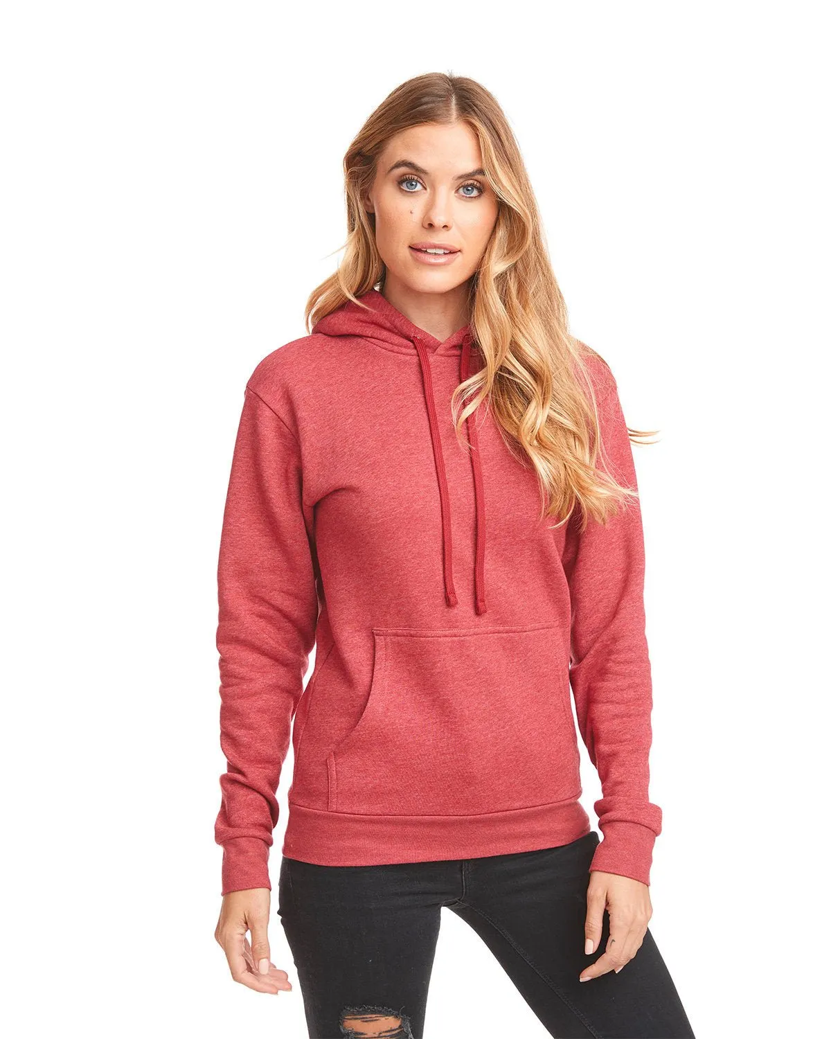 9302-Next Level Apparel-HEATHER CARDINAL