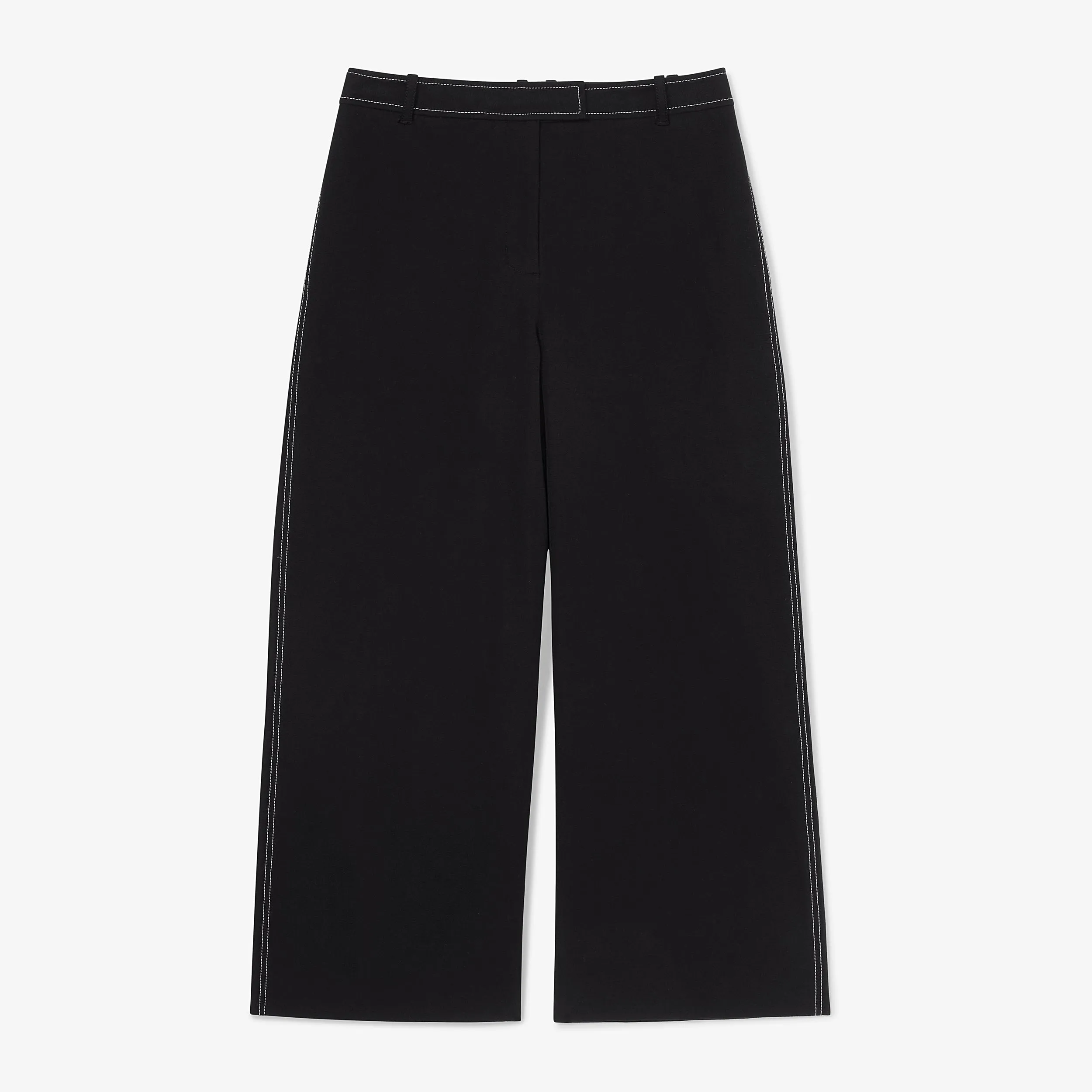 Abby Jean - Contrast Stitch Eco Better Than Denim :: Black