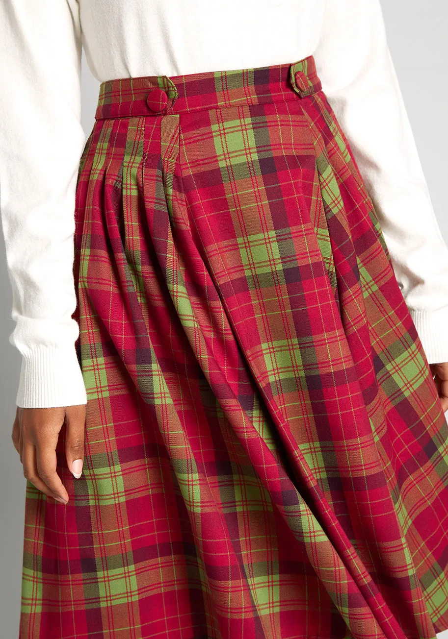 Abundance Of Cheer Swing Skirt