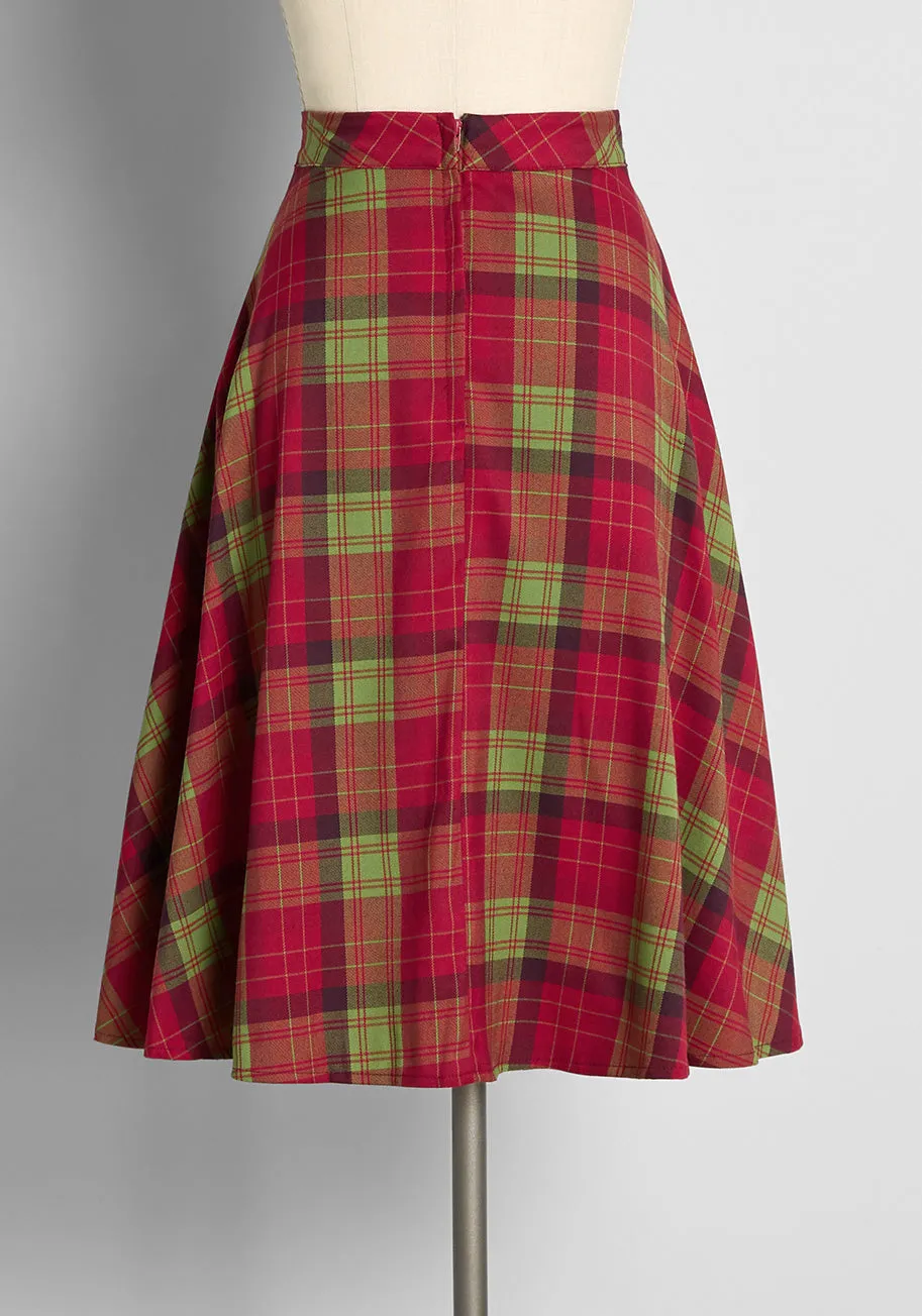 Abundance Of Cheer Swing Skirt