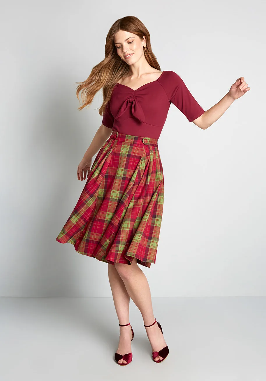 Abundance Of Cheer Swing Skirt