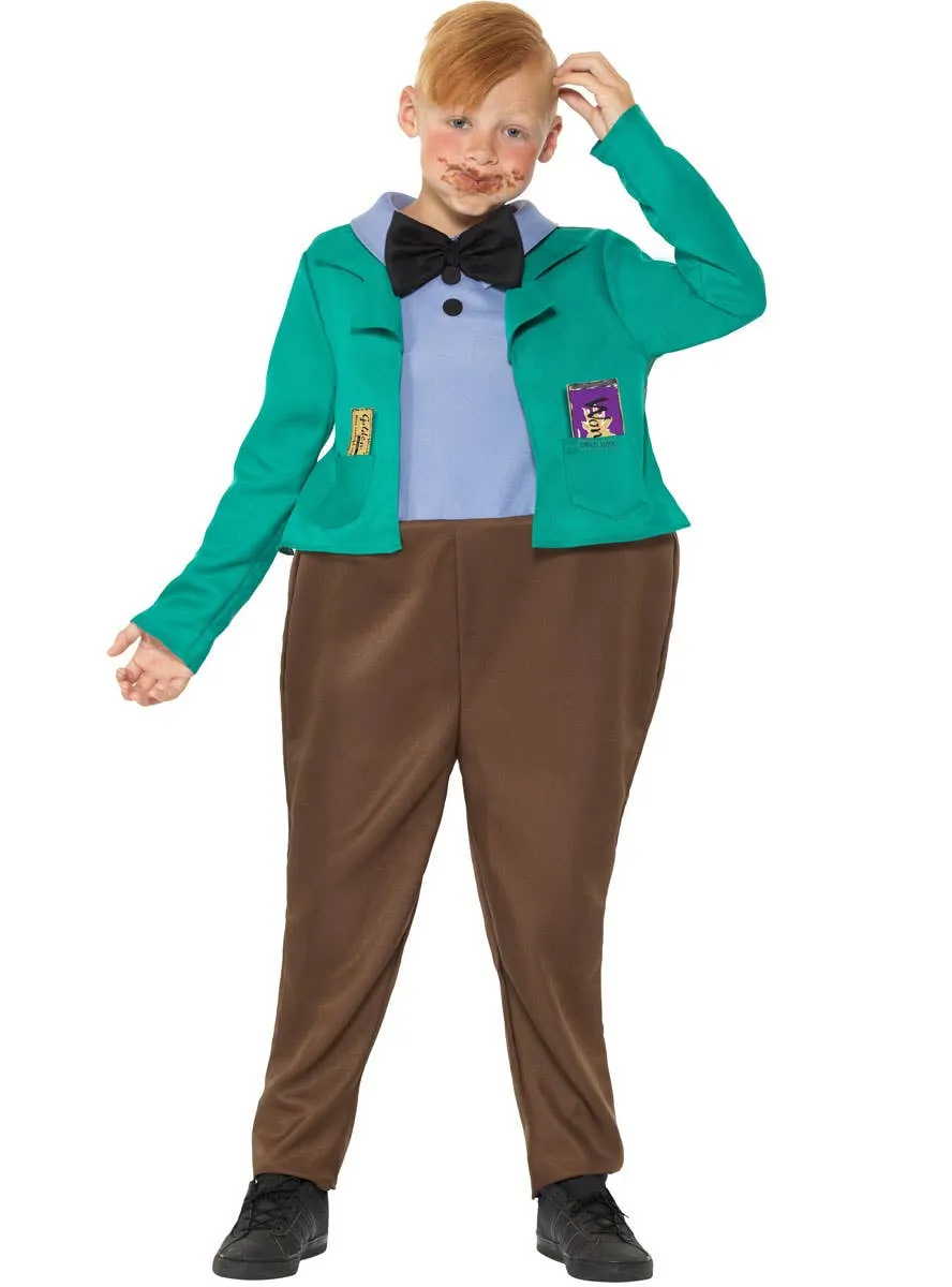 Augustus Gloop Boys Willy Wonka Book Week Costume