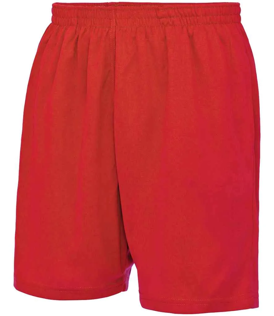 AWDis Cool Mesh Lined Shorts | Fire Red