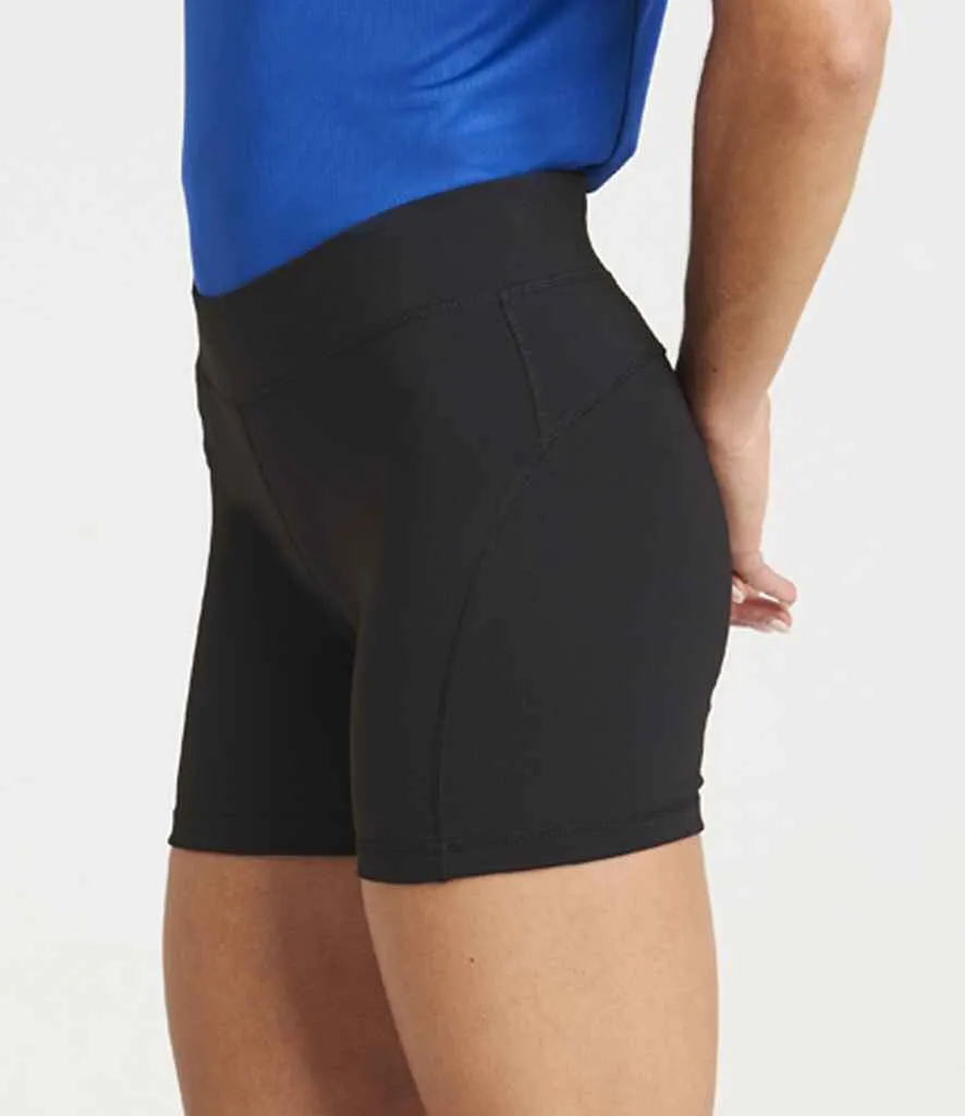 AWDis Ladies Cool Training Shorts | Jet Black