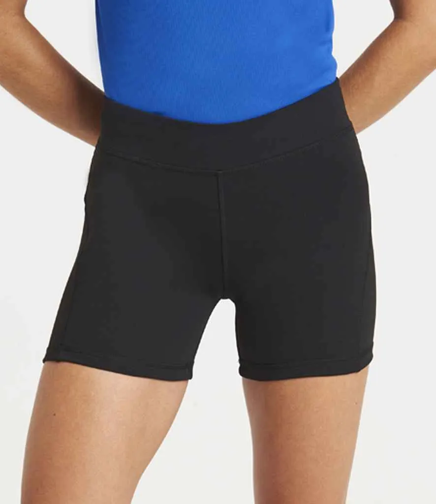 AWDis Ladies Cool Training Shorts | Jet Black