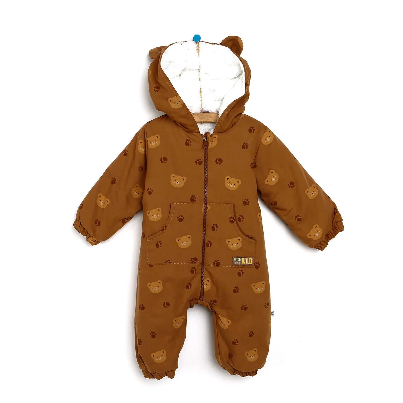 BabyZ Welsoft Jumpsuit - Brown