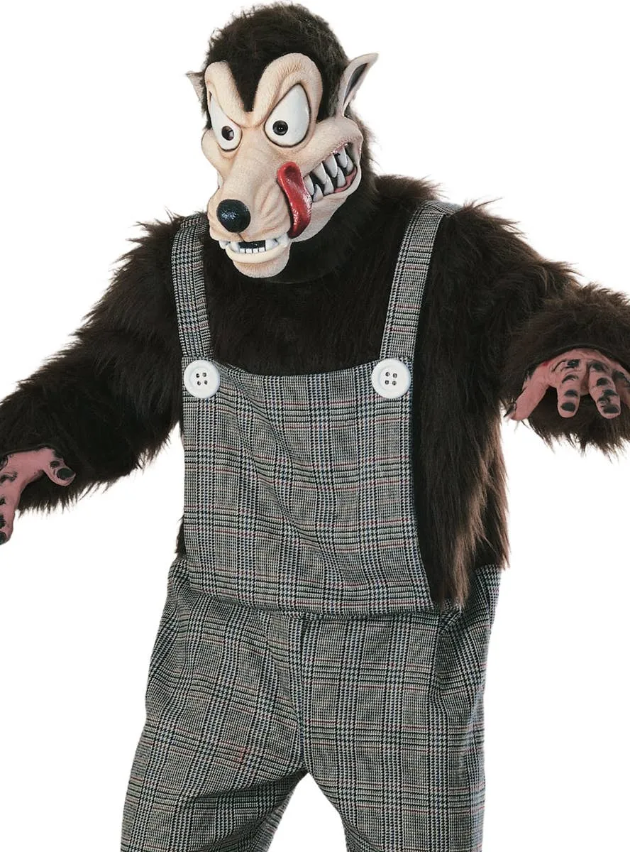 Bad News Wolfie Mens Fancy Dress Costume