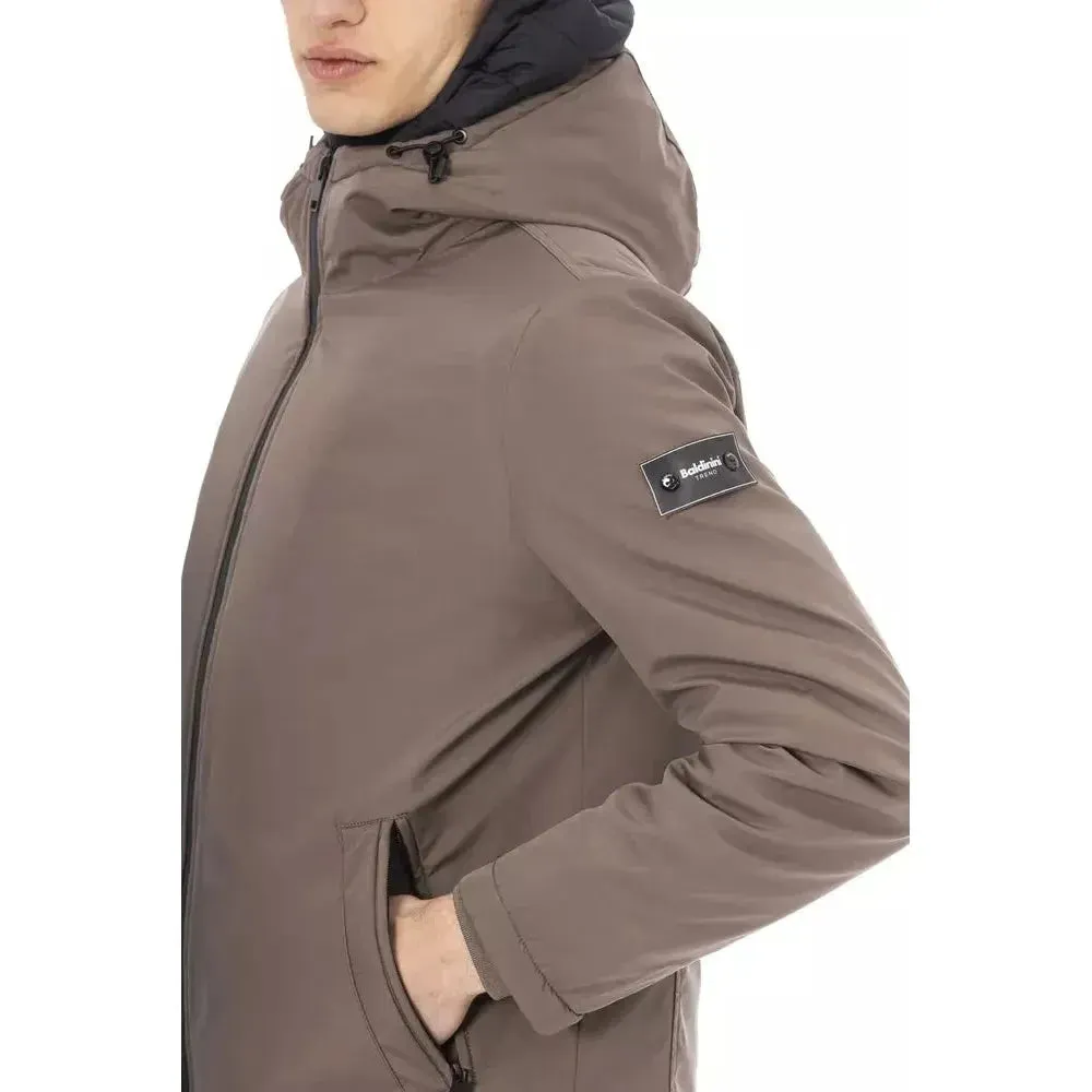 Baldinini Trend Beige Polyester Men Jacket