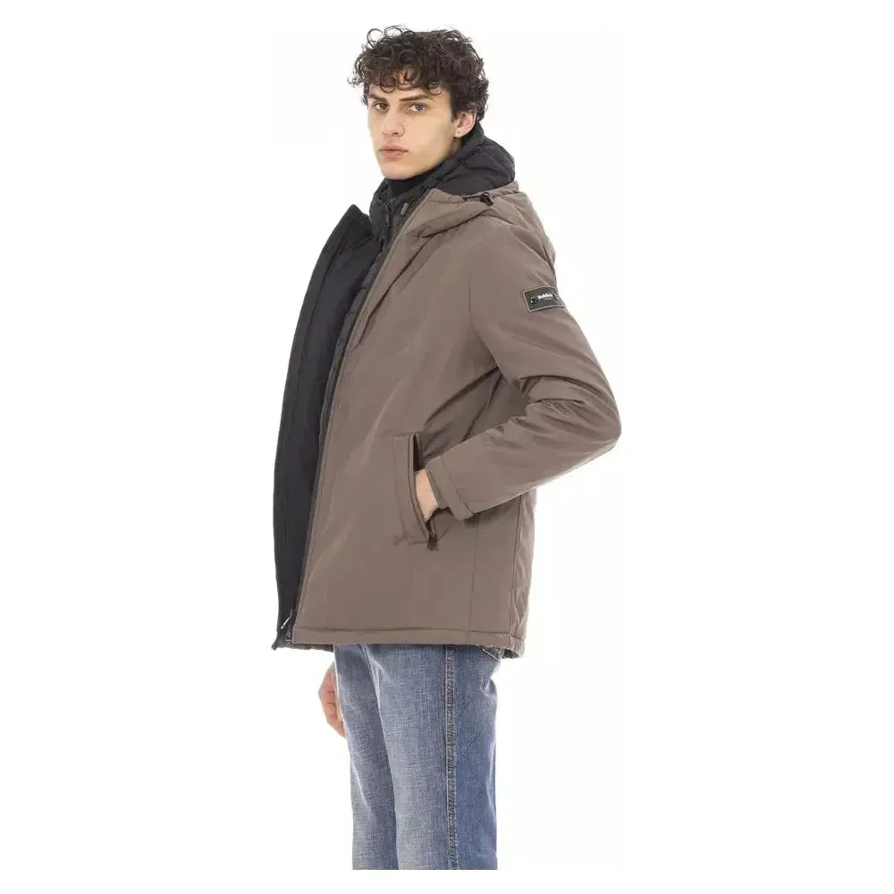 Baldinini Trend Beige Polyester Men Jacket