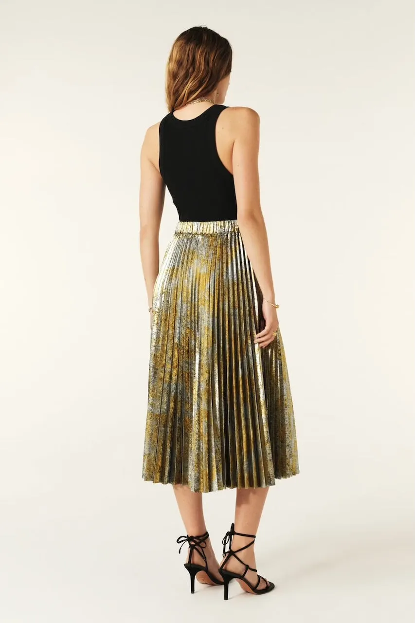 Bash Paris Falone Skirt in Gold