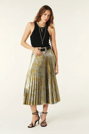 Bash Paris Falone Skirt in Gold