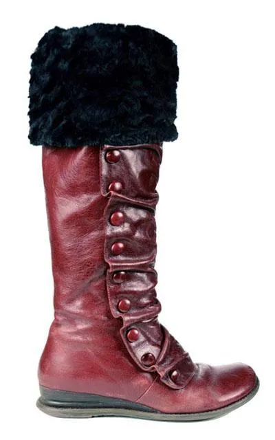 Boot Topper - Desert Sand Faux Fur (Only Two Crimson Left!)