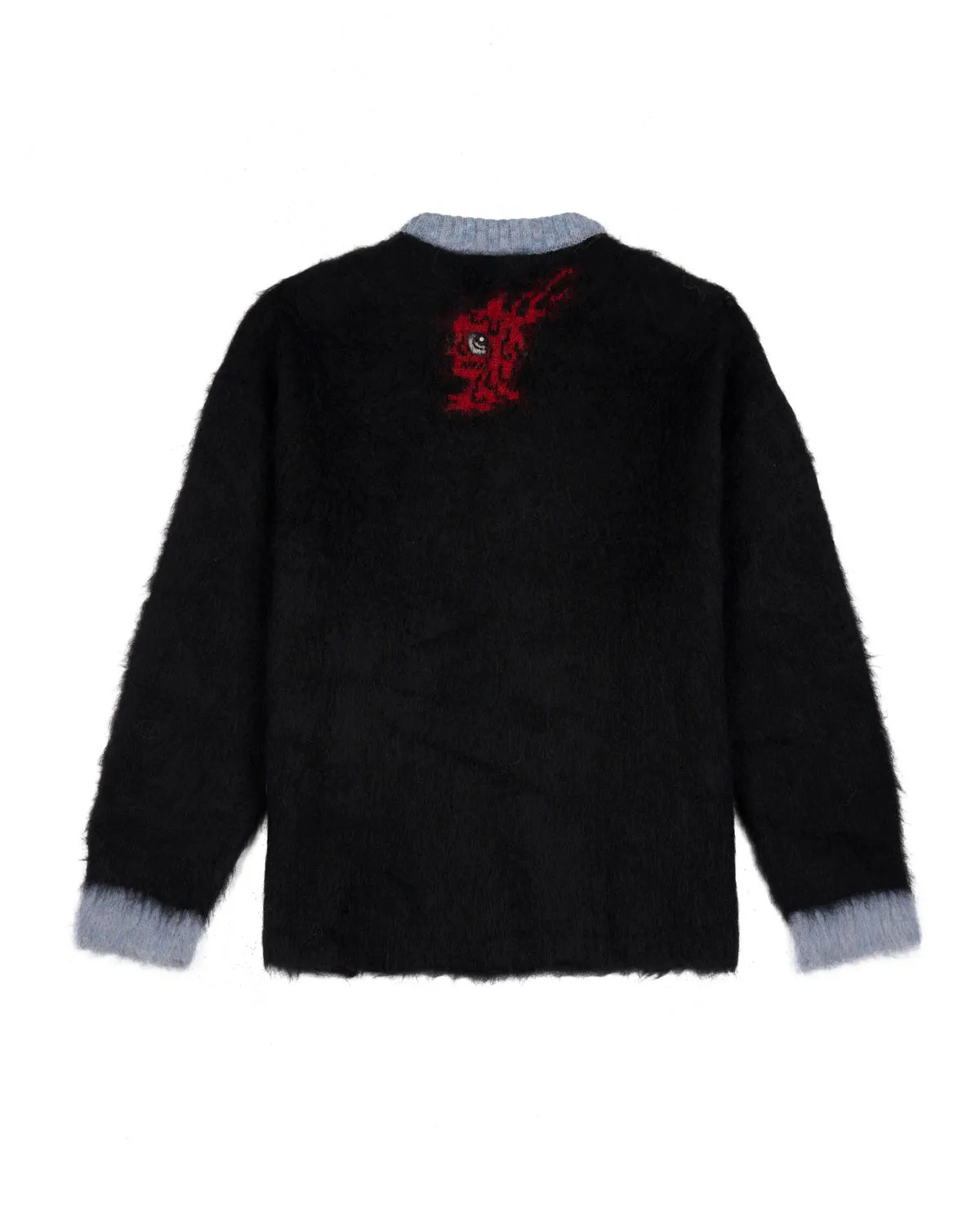 Brain Dead x NBA Miami Heat Alpaca Sweater - Black