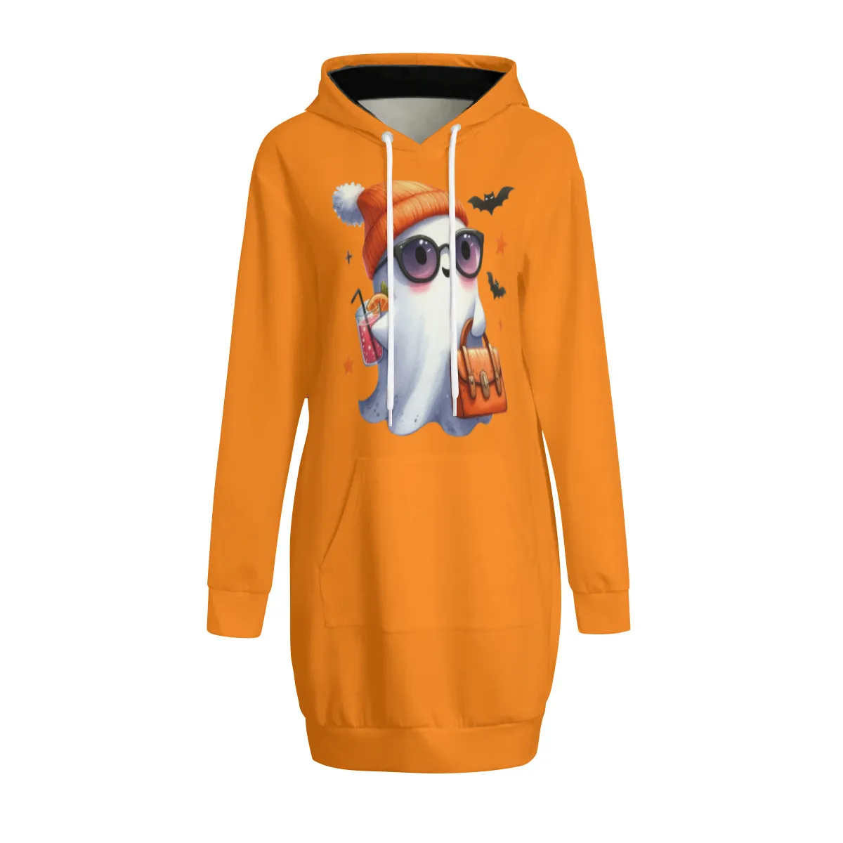 Chic Ghost Hoodie Sweatshirt Dress