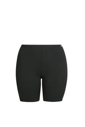 Chlorine Resistant Black Bike Swim Pant