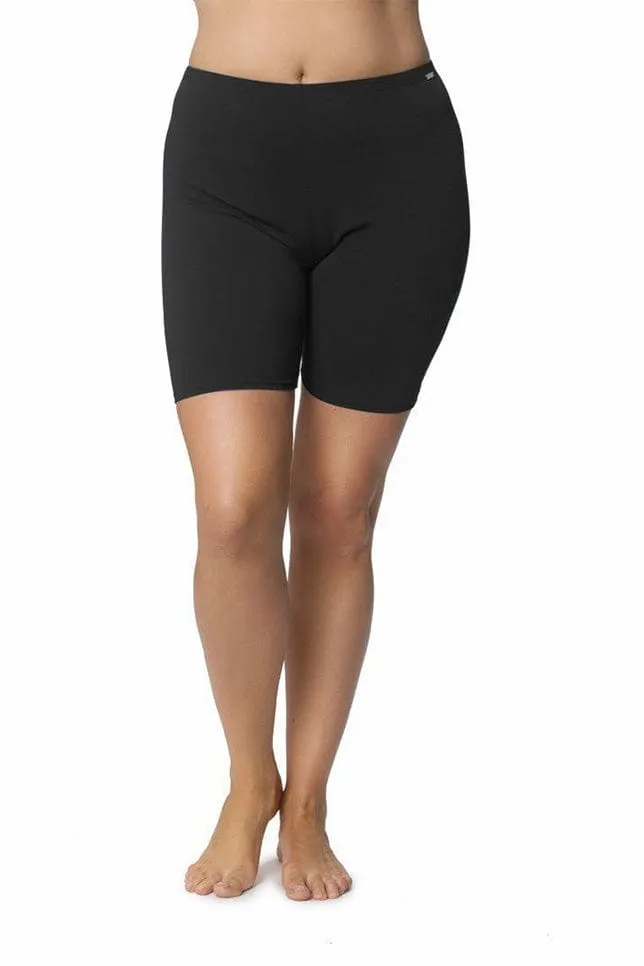 Chlorine Resistant Black Bike Swim Pant