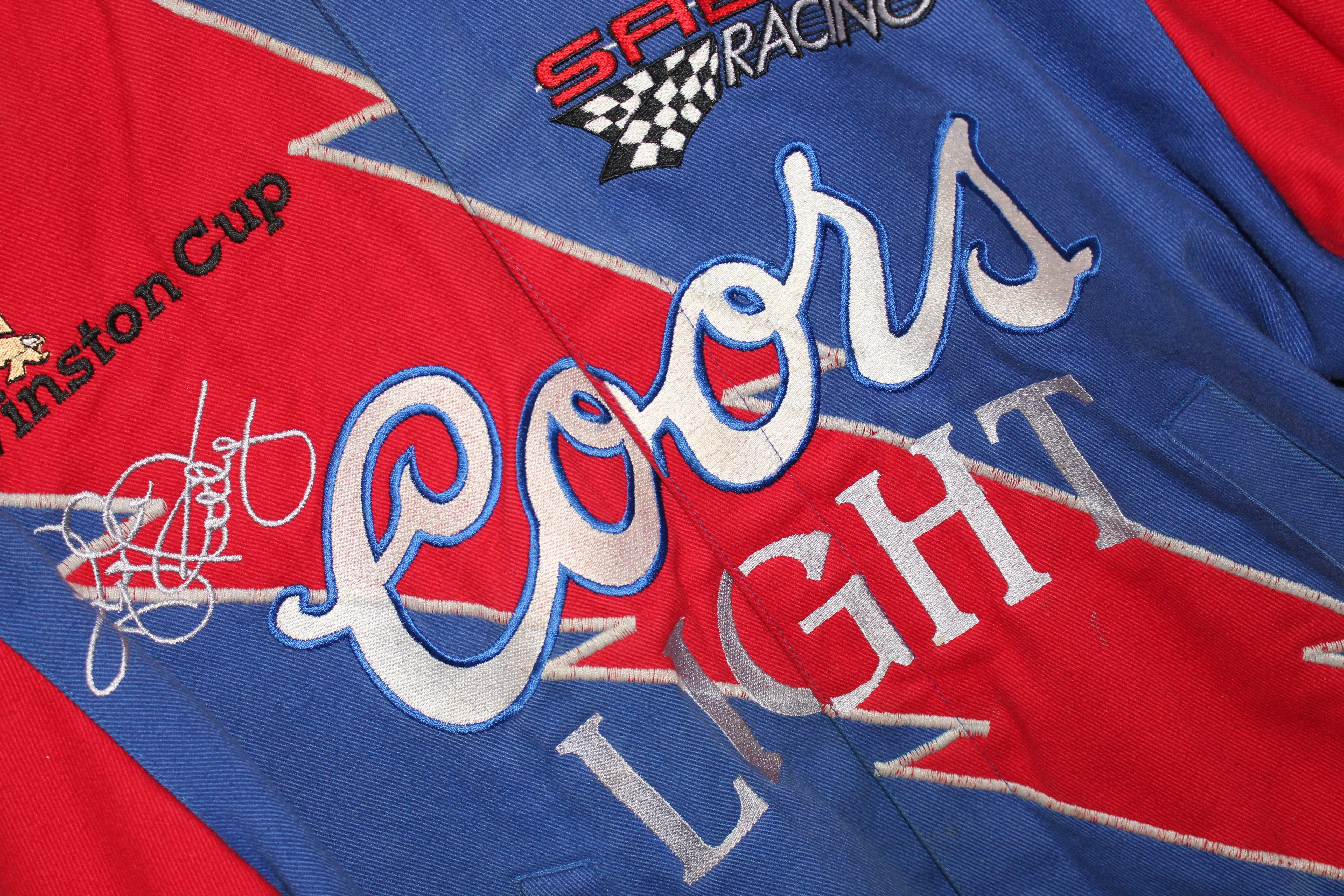 Coors Light Racing Silver Bullet NASCAR Kyle Petty #42 Jeff Hamilton Jacket (L)