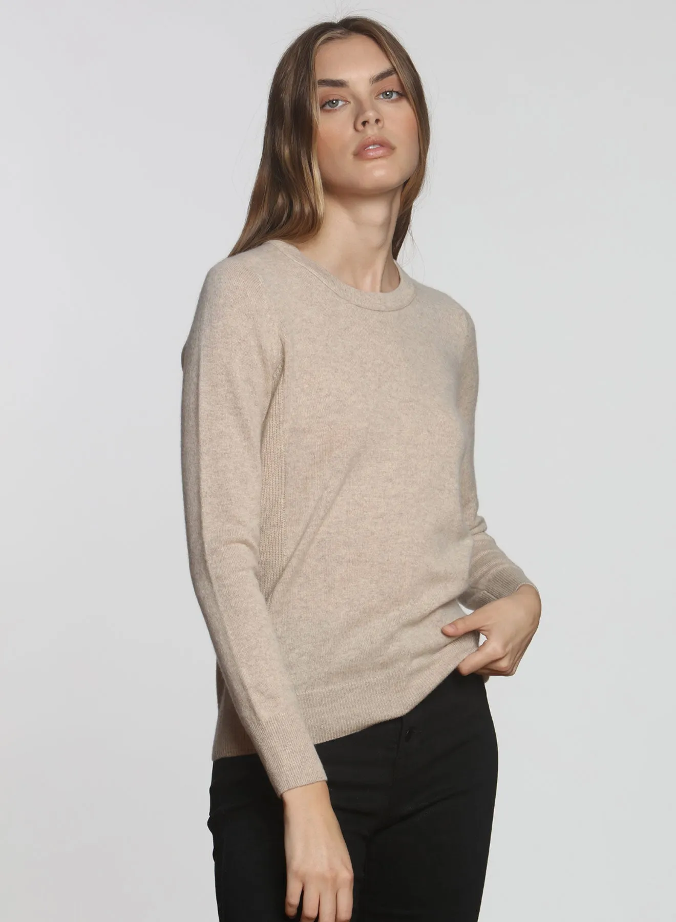 CORE Cashmere Crew - Oatmeal