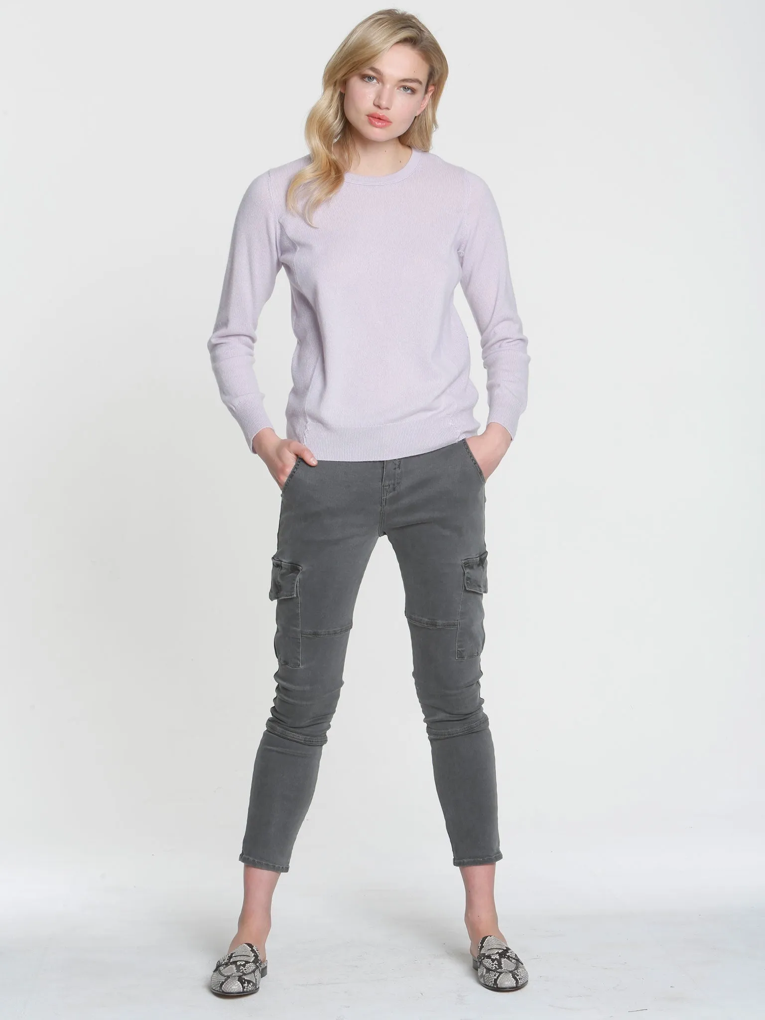 CORE Cashmere Crew - Petal