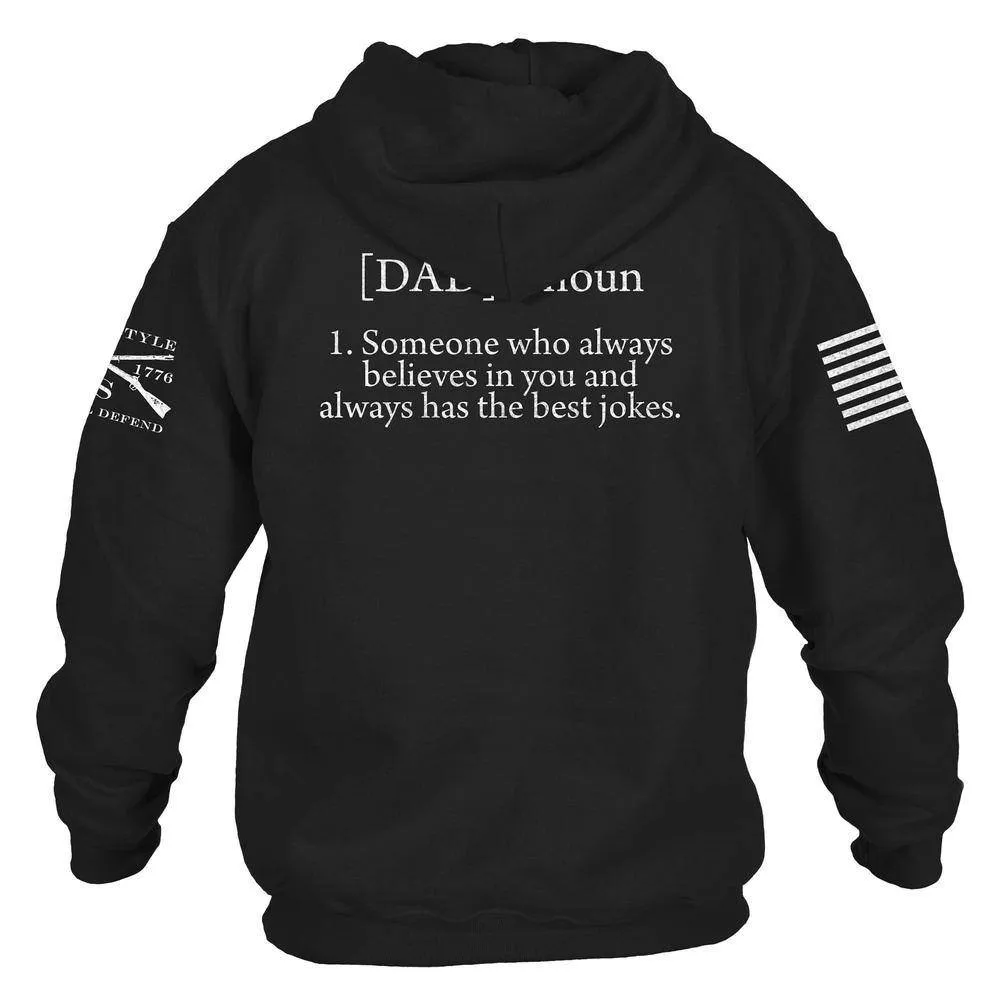 Dad Defined Hoodie - Black