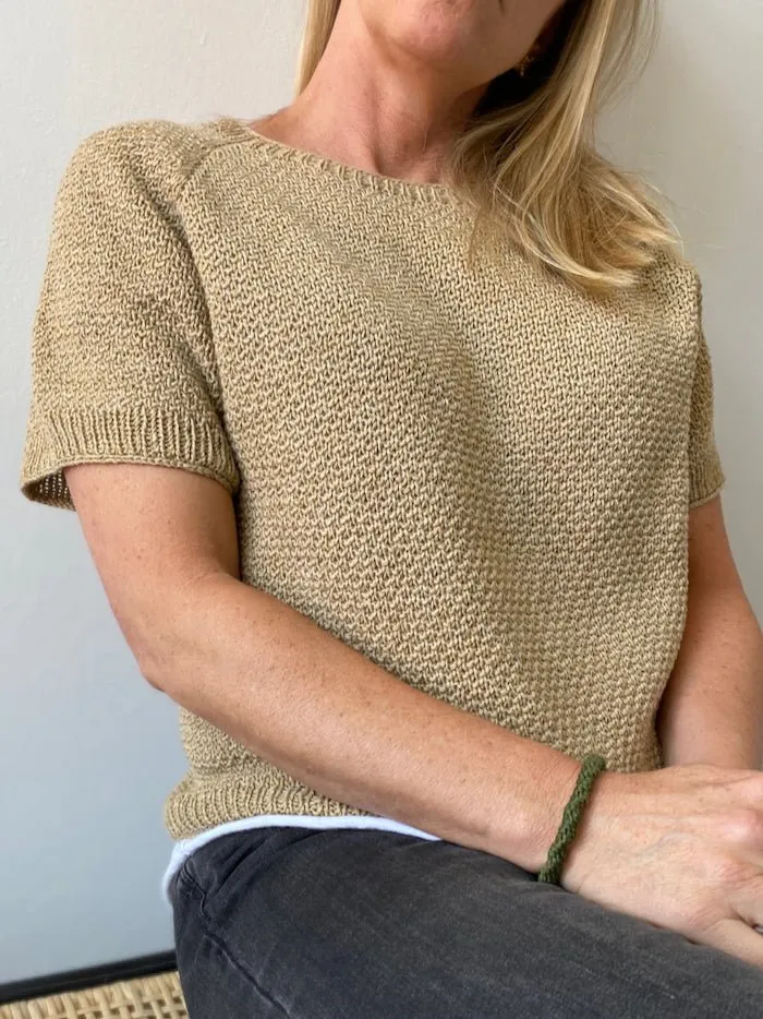 Dahlia summer t-shirt by Önling, knitting pattern