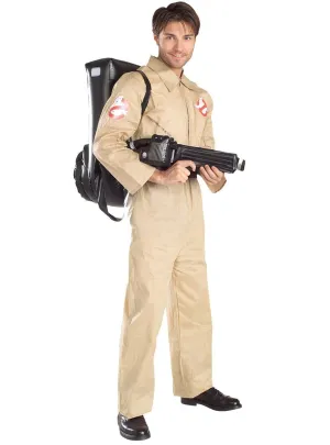 Deluxe Mens Ghostbusters Movie Fancy Dress Costume