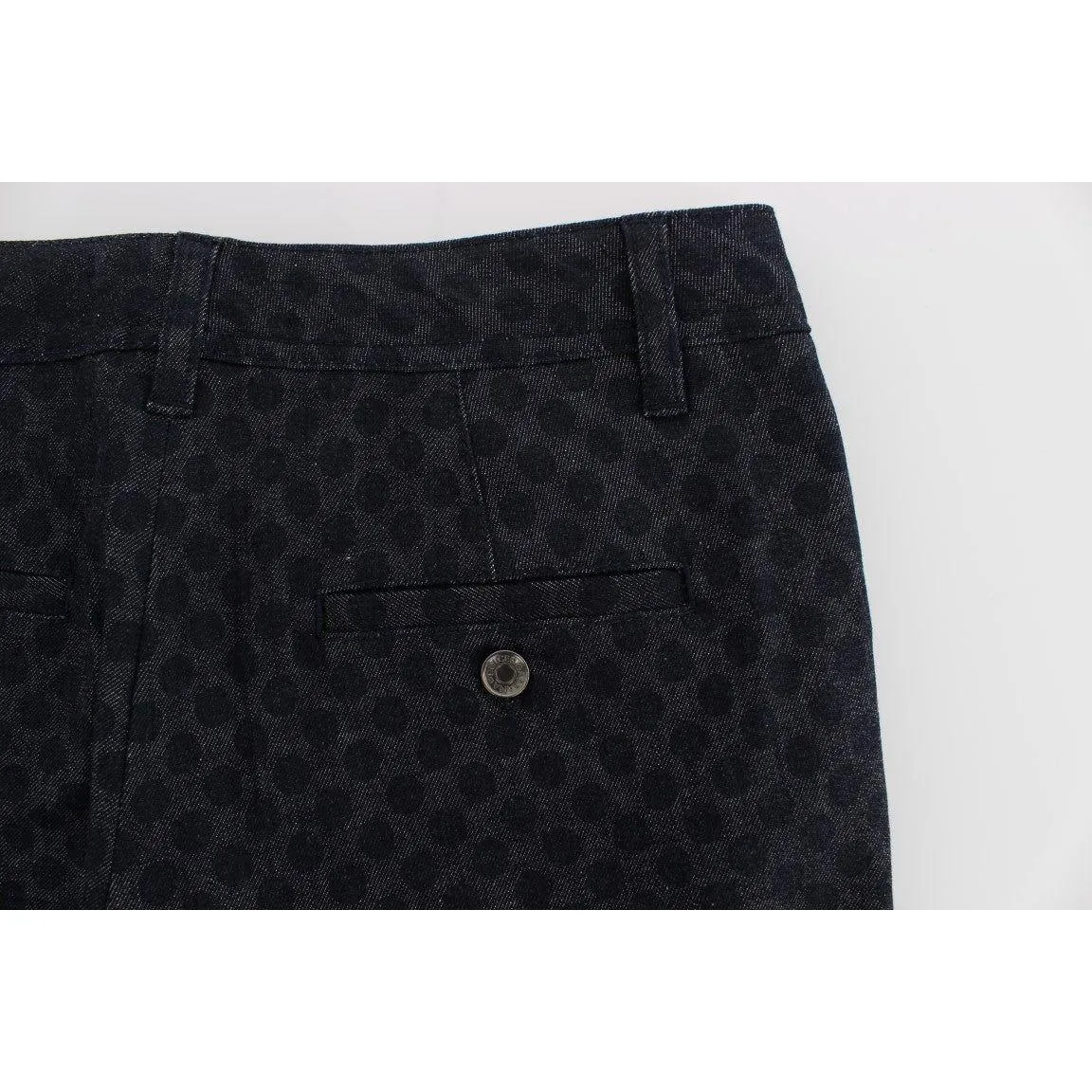 Dolce & Gabbana Chic Polka Dotted Capris Jeans