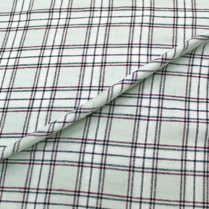 Dressmaking Brushed Cotton Check - Fleur