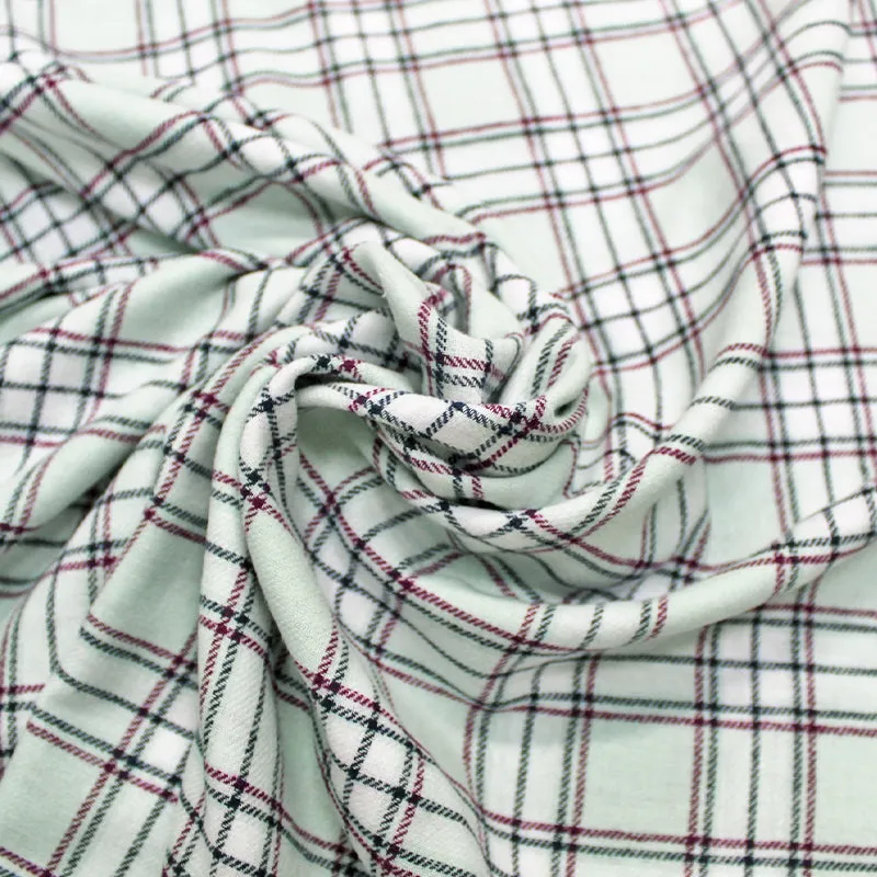 Dressmaking Brushed Cotton Check - Fleur