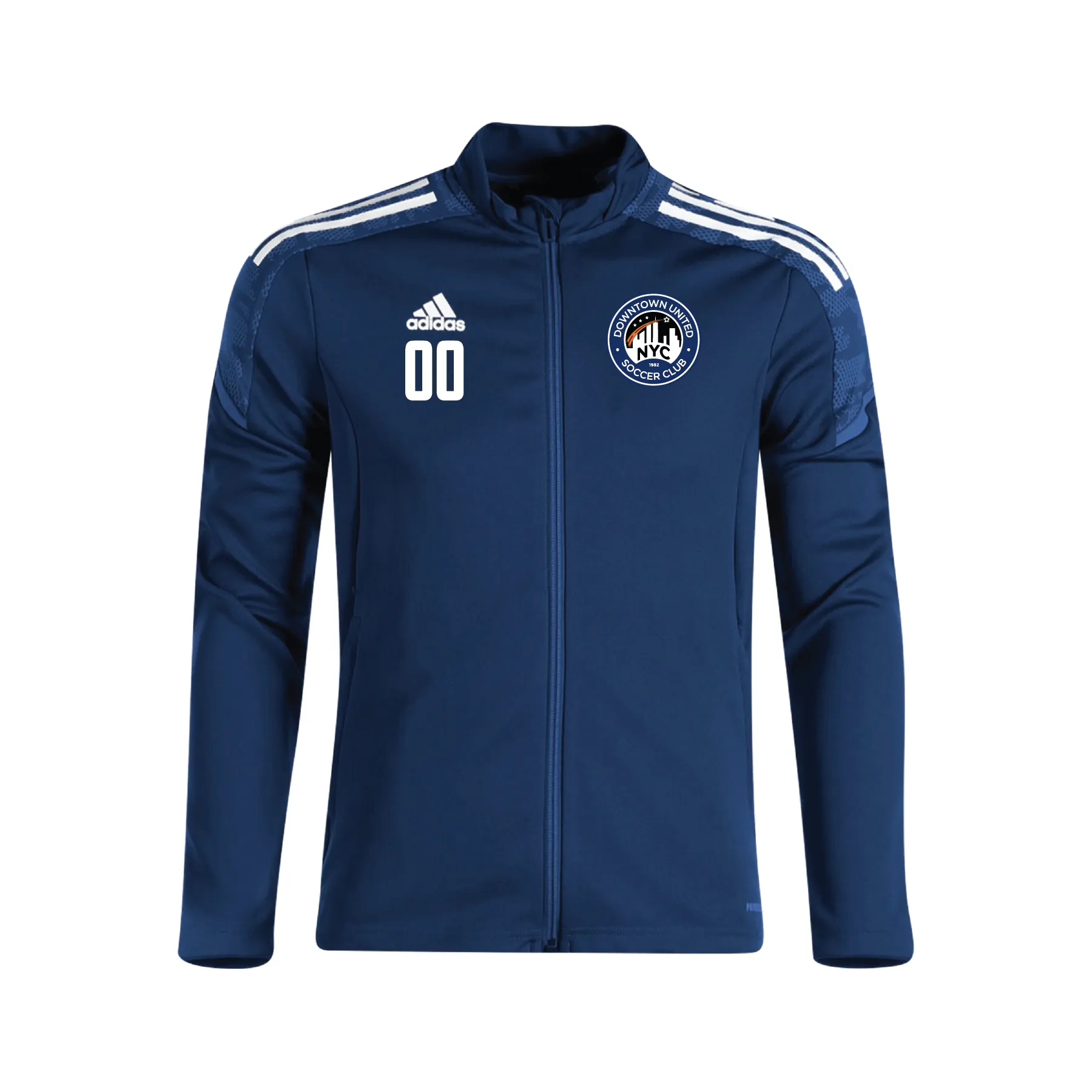 DUSC Boys adidas Condivo 21 Track Jacket - Navy/White