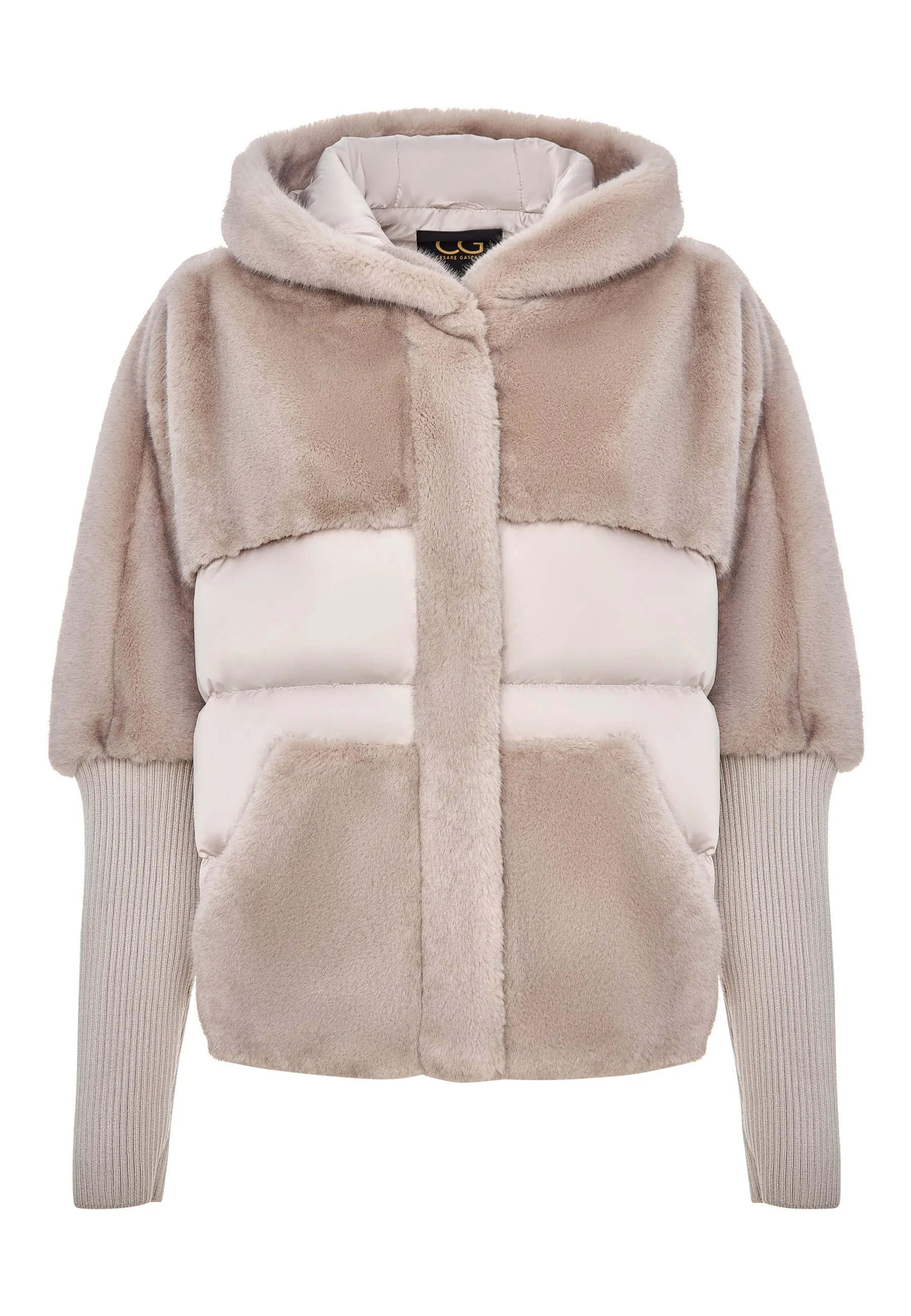 Faux Fur Jacket - Silver