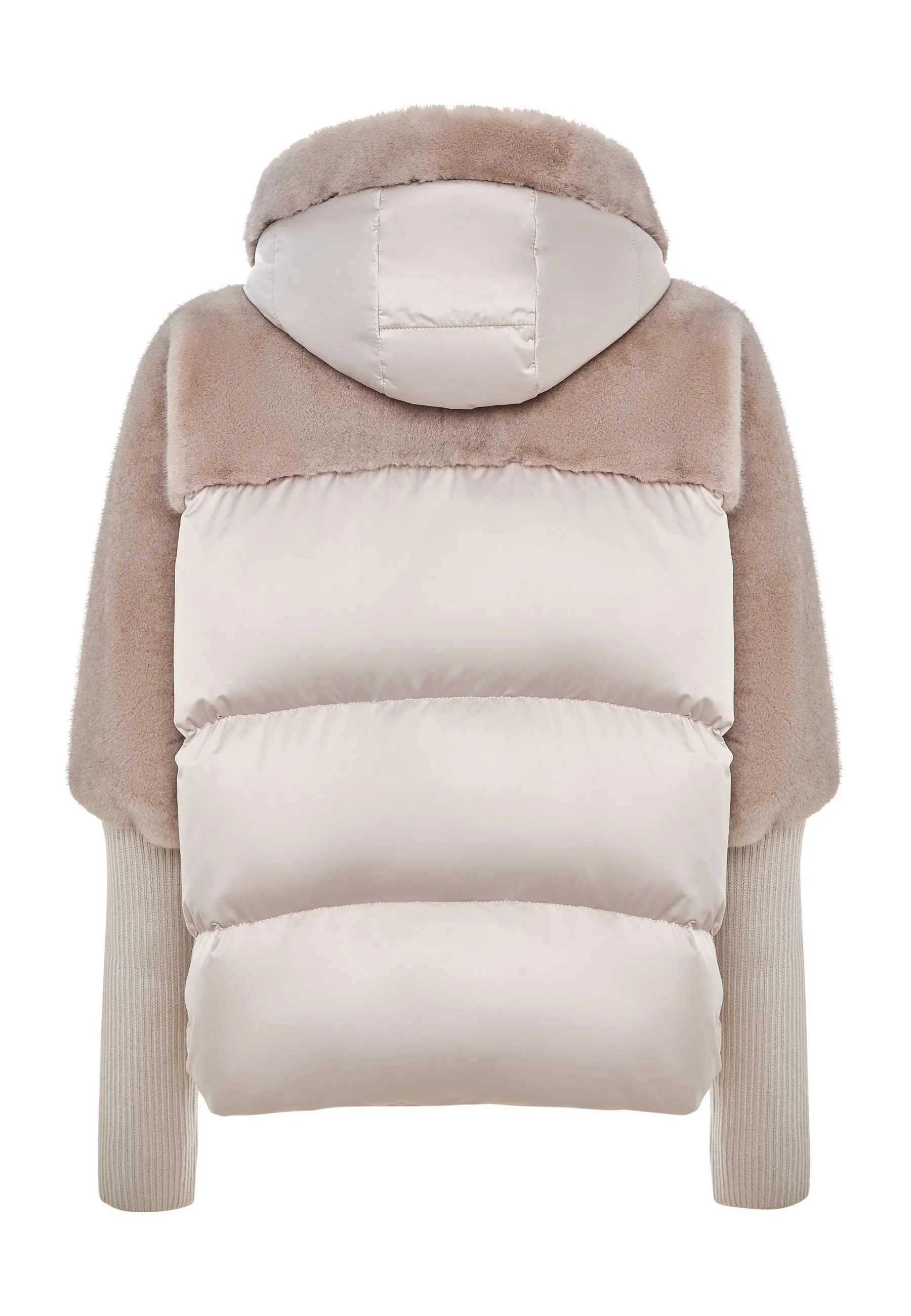 Faux Fur Jacket - Silver