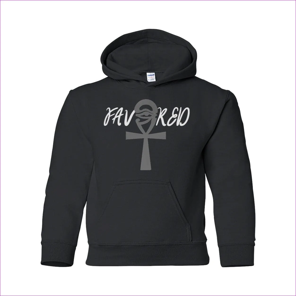 Favored Heavy Blend Youth Hooded Sweatshirt