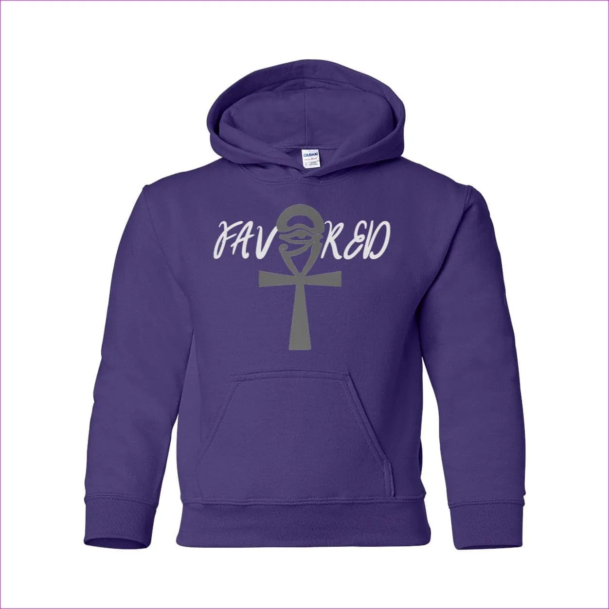 Favored Heavy Blend Youth Hooded Sweatshirt