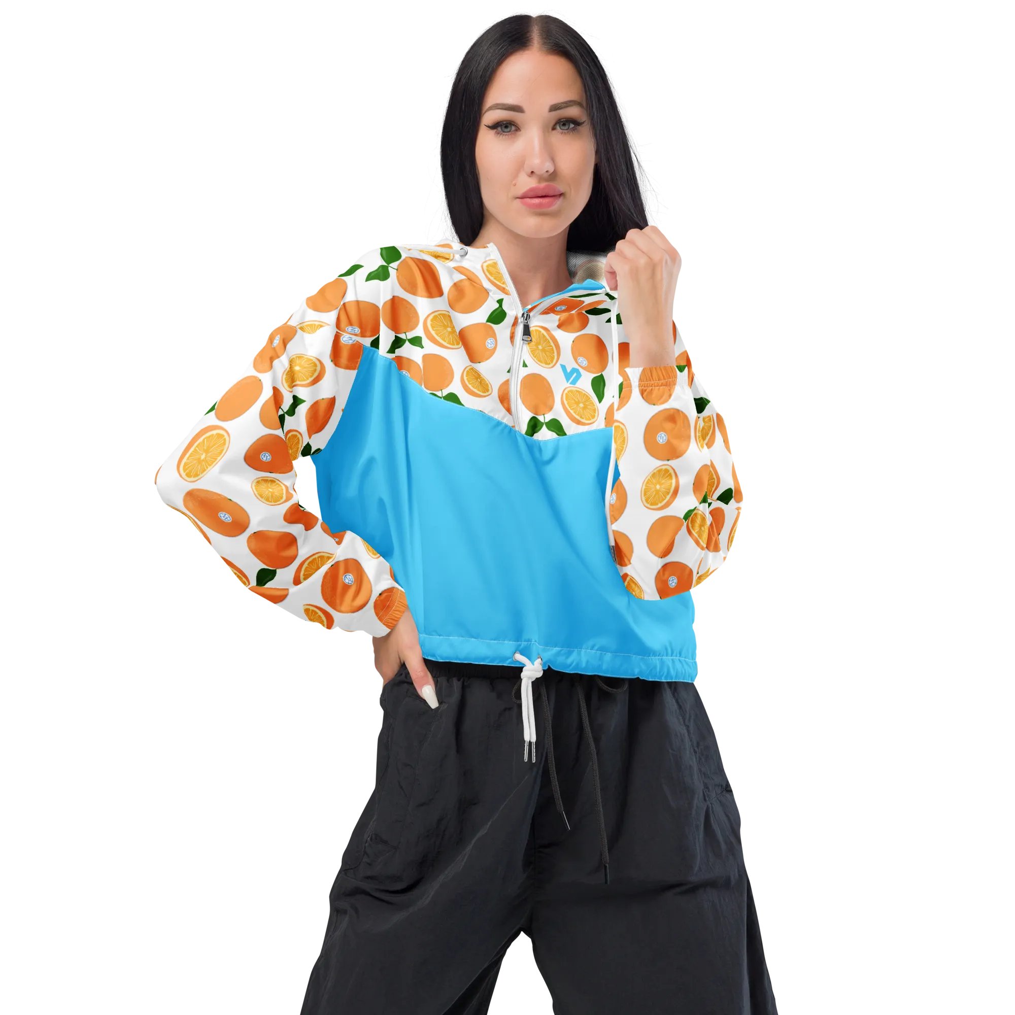 Freshly Squeezed Women’s cropped windbreaker