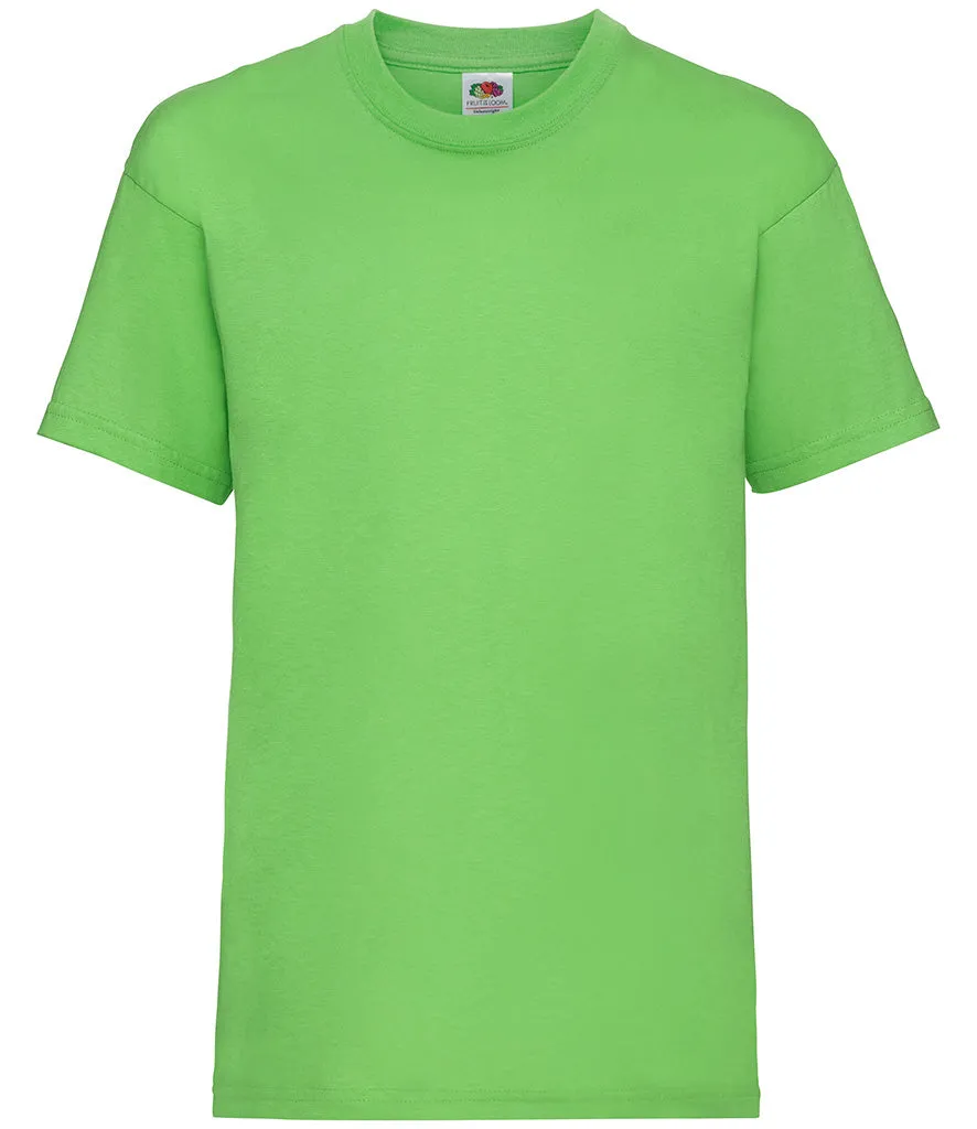 Fruit of the Loom Value T-Shirt (Children) - Green, Brown, Orange, Yellow