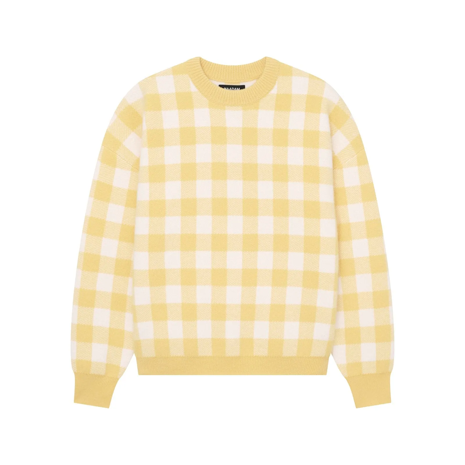 Gingham Cashmere Sweater