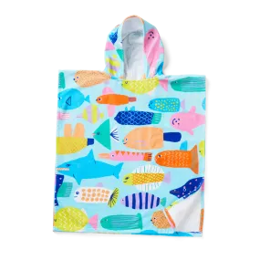 HALCYON NIGHTS KIDS HOODED TOWEL RAINBOW REEF