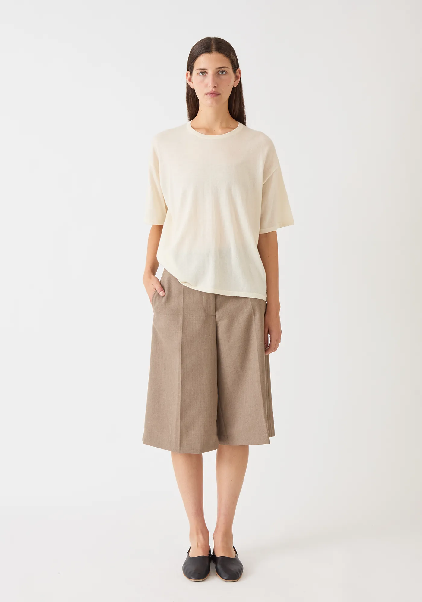 Hazel Superfine Cashmere Top