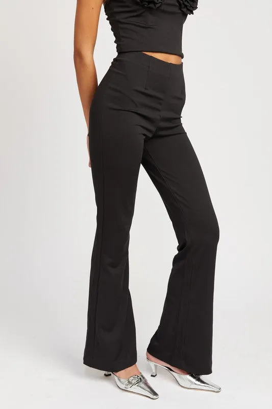 HIGH WAIST FLARED PANTS