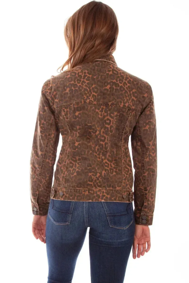 Honey Creek Leopard Denim - Womens Jacket