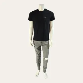 Hugo Boss: Basic T-Shirt (Black with Gold Logo)