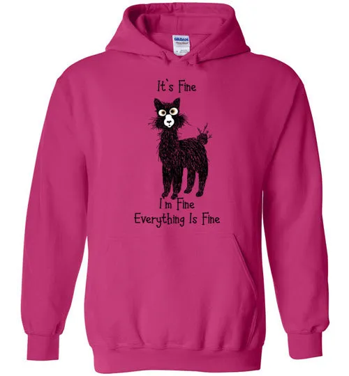 I'm Fine Alpaca Gildan Heavy Blend Hoodie