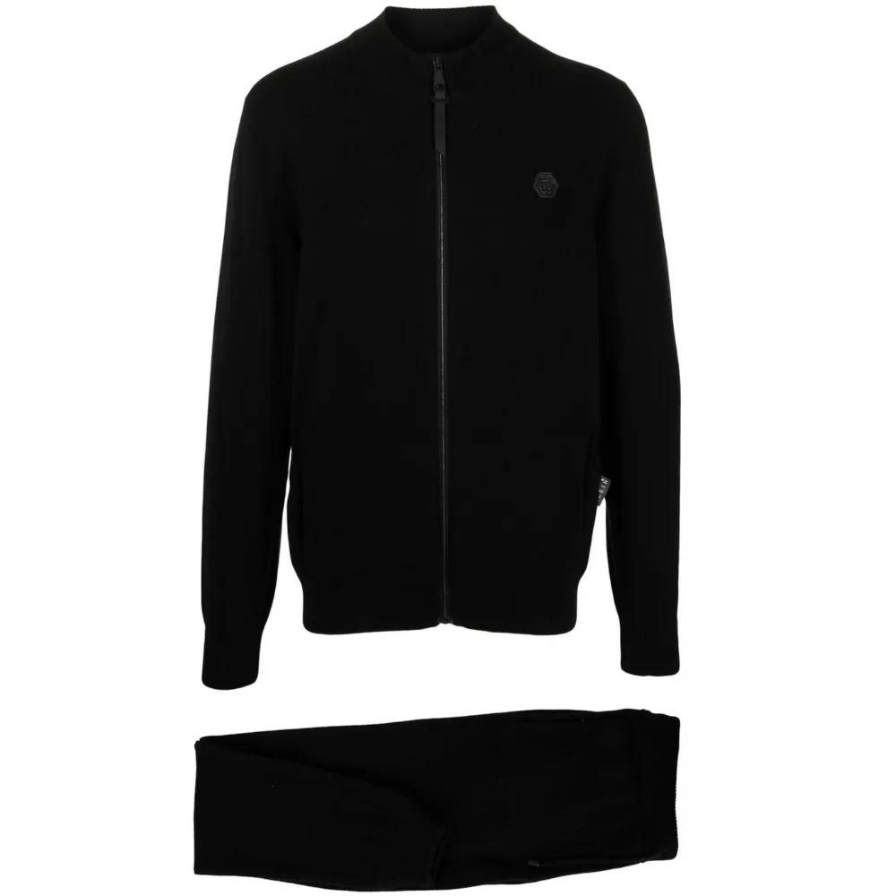 Logo-Patch Cashmere Tracksuit