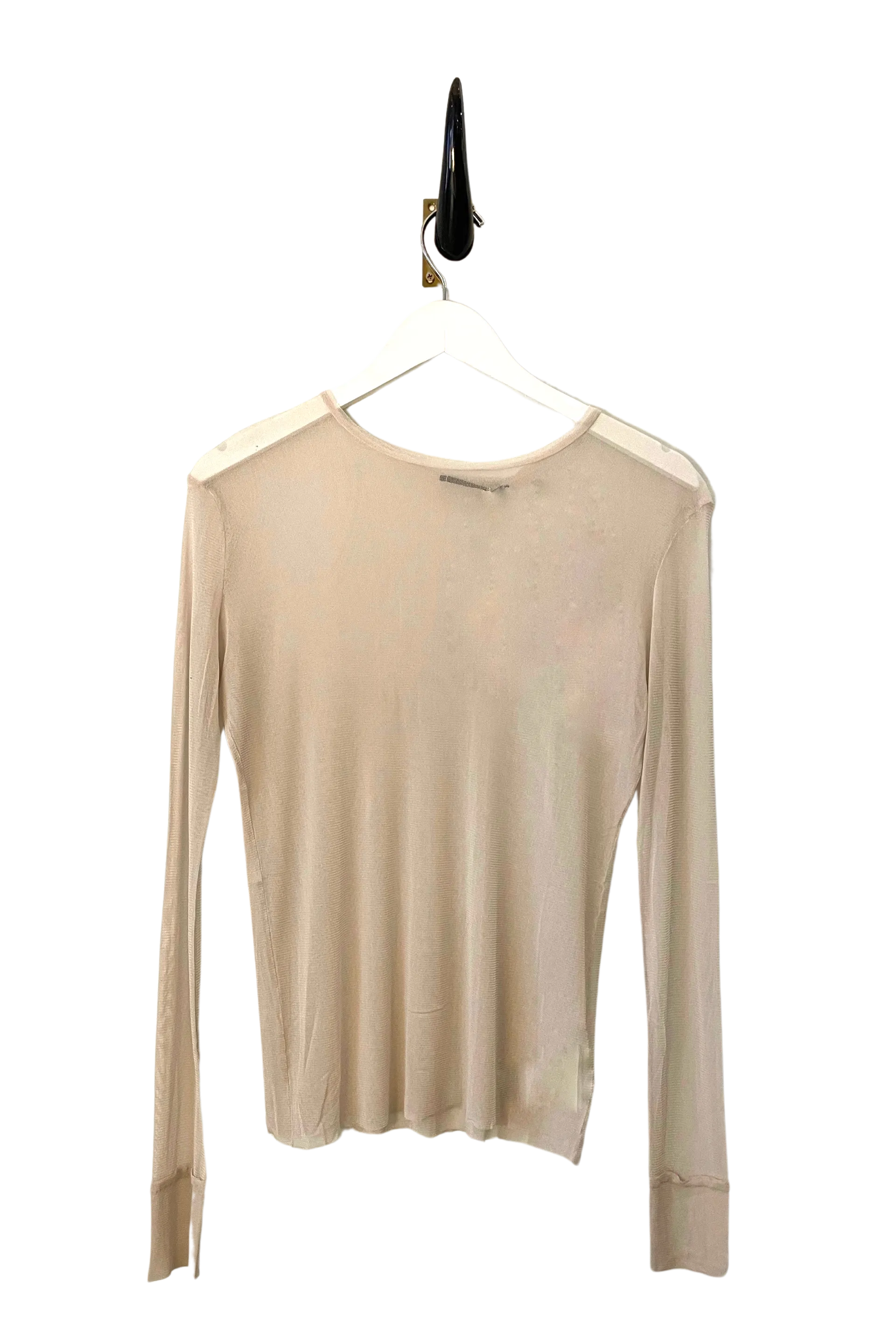 Longsleeve Silk Tulle T - Blush