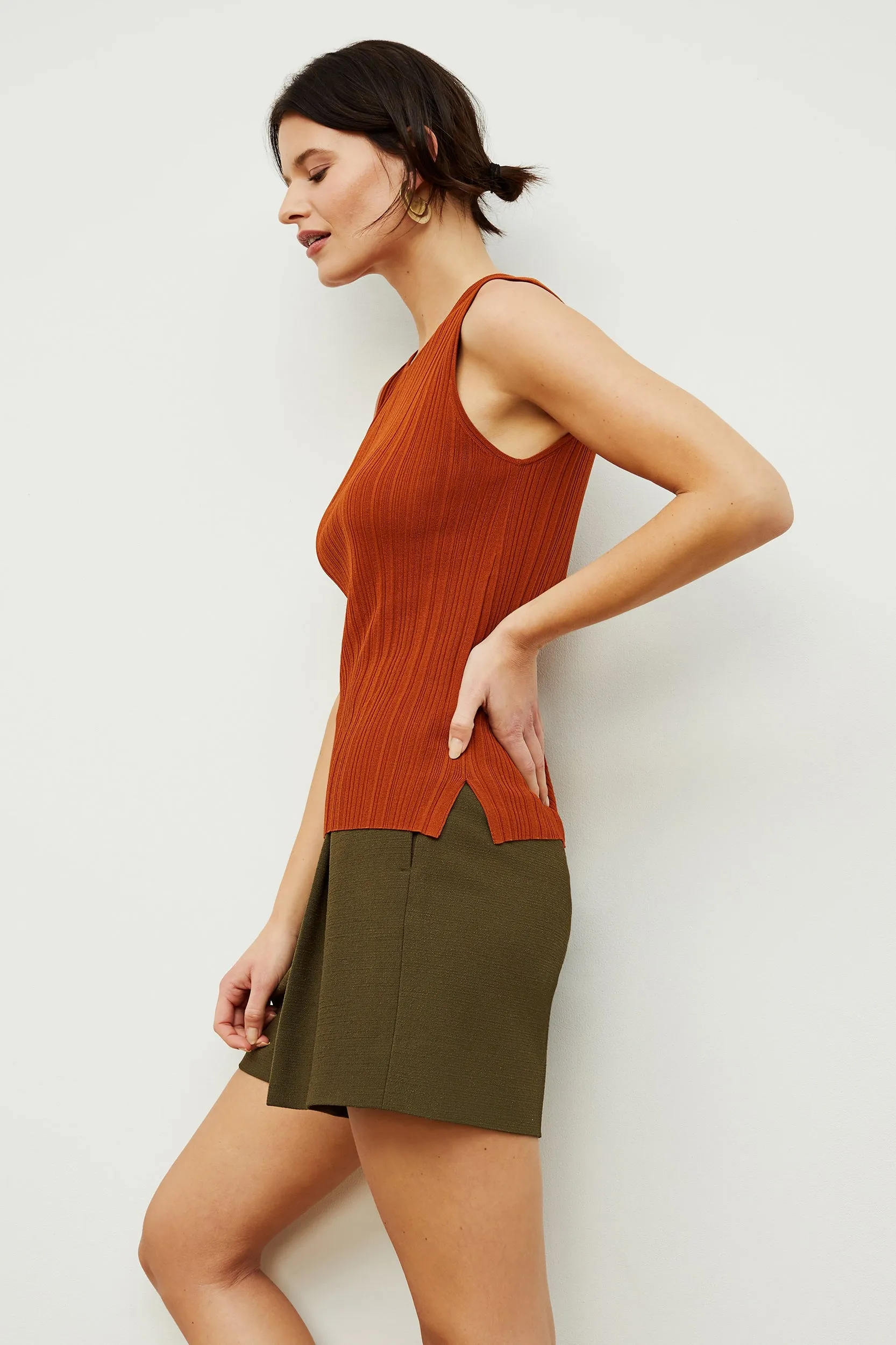 Louisa Top - Textured Knit :: Sedona