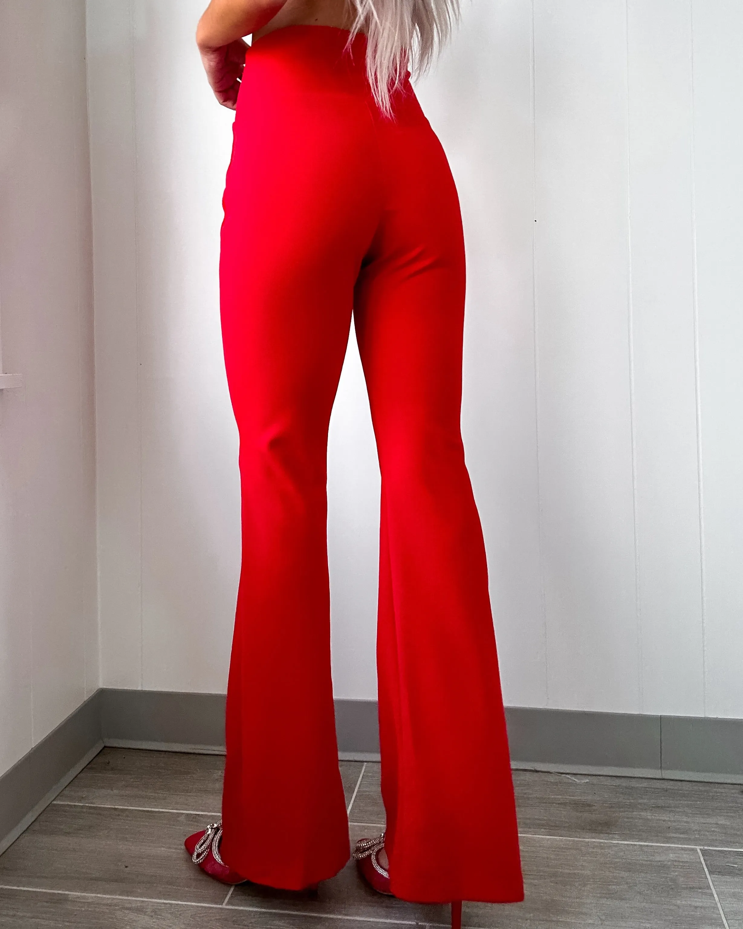 Love Awaits Pants Set - Red