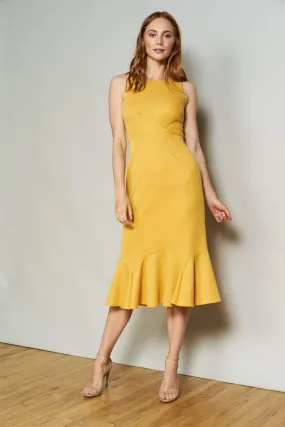 Marina Dress in Mustard Knit